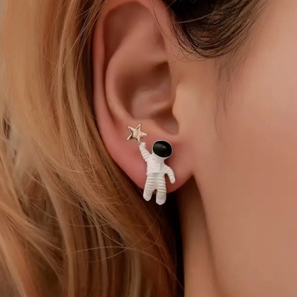 ✨ModCloth Space Joy Astronaut Earrings - Picture 2 of 5